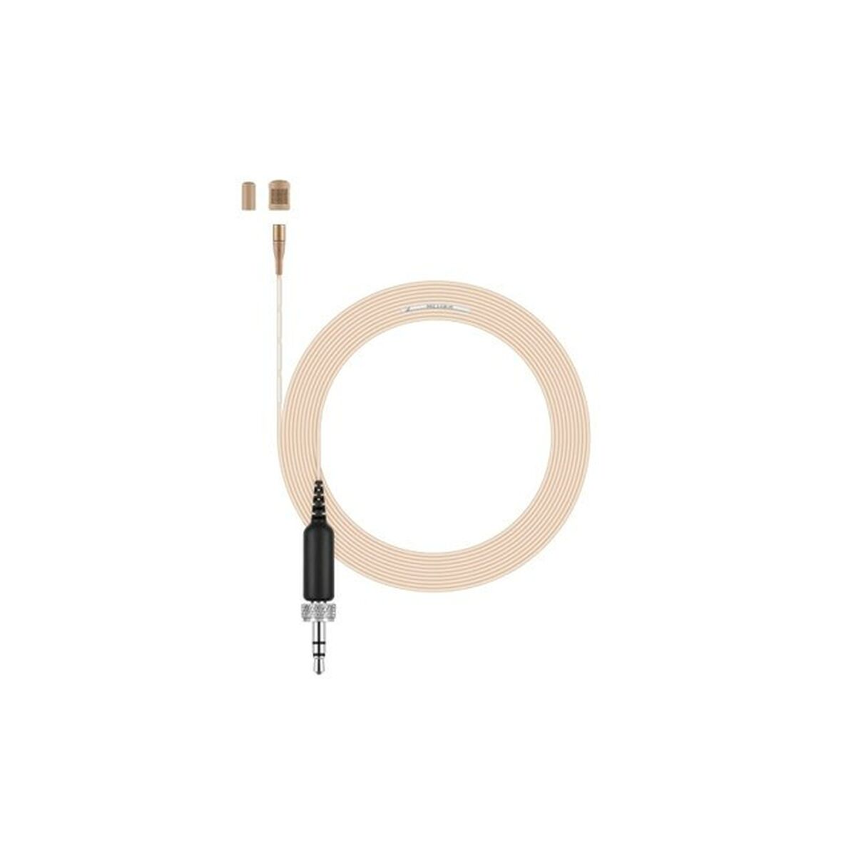 Miniature clip-on microphone beige