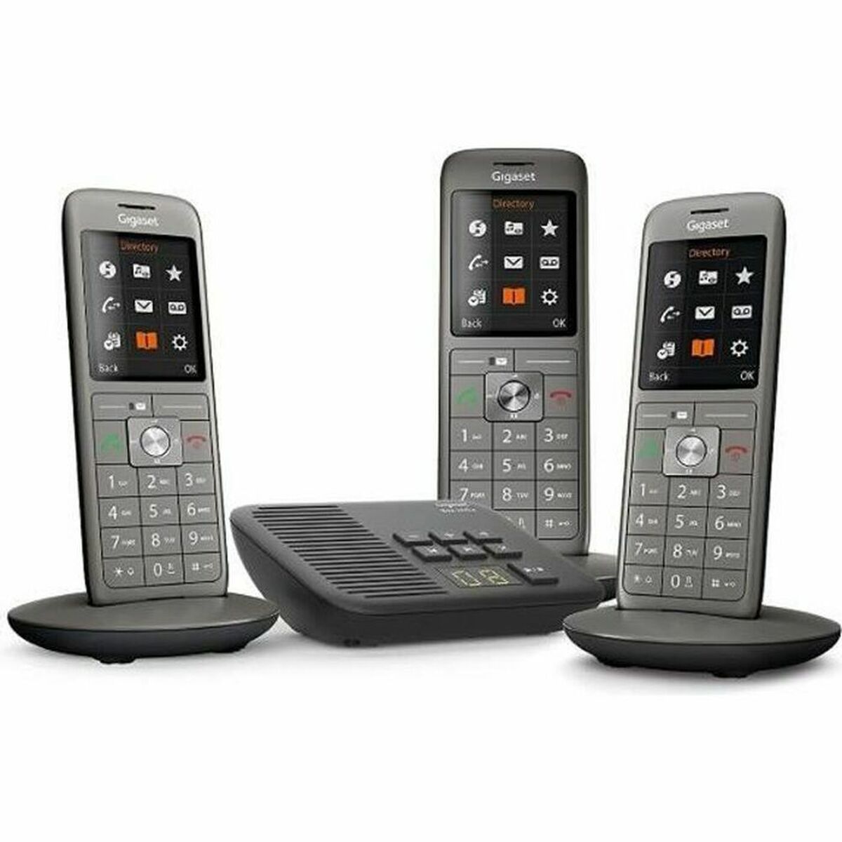 Gigaset CL660A TRIO Tél. DECT +REP. - base + 3 combinés