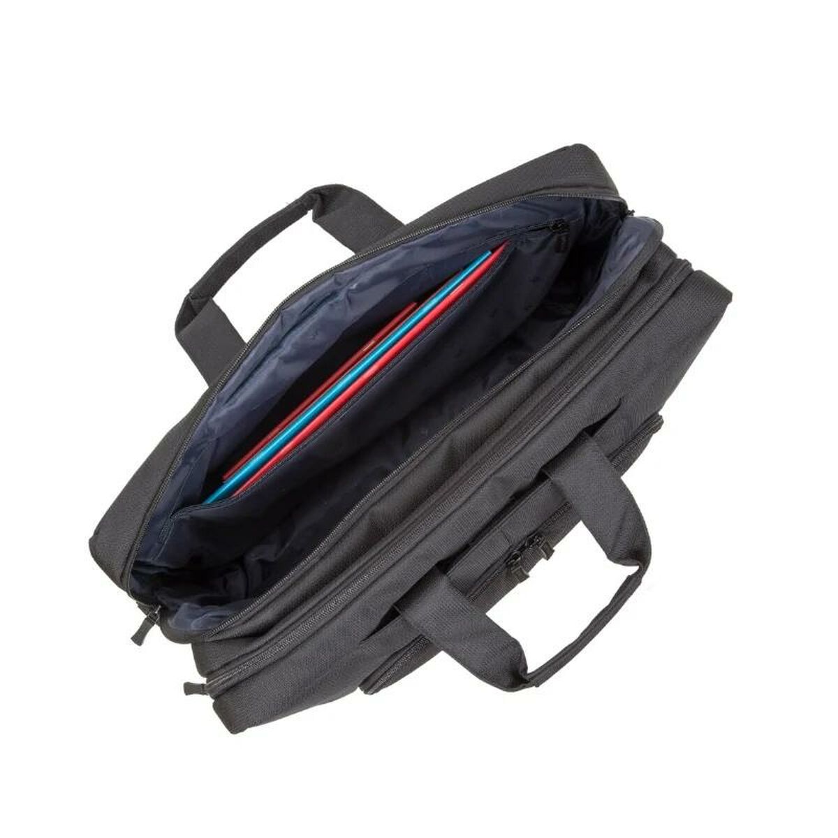 Sacoche pro spacieuse 3 poches 17,3"Polyester ECO déperlant