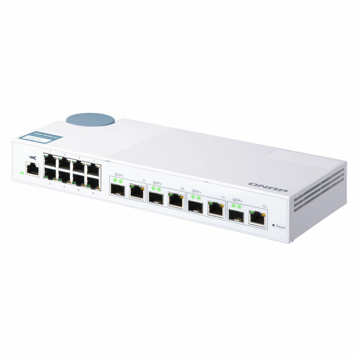 8x1Gbps 4x10G SFP+/NBASE-T webmgd switch