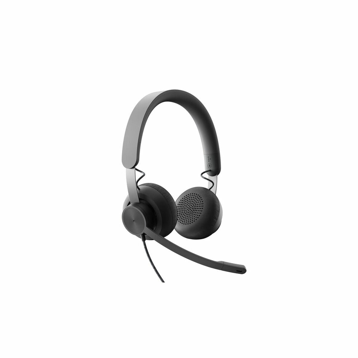 LOGITECH Zone Wired MSFT Teams Headset on-ear wired USB-C graphite Certified for Microsoft Teams