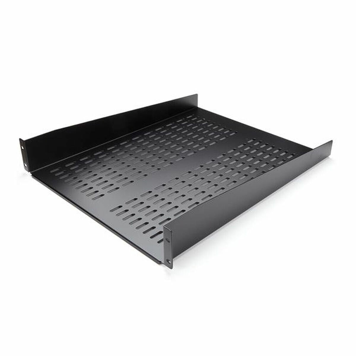 2U 22" Vented Fixed Rack Mount Shelf
