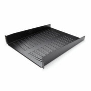 2U 22" Vented Fixed Rack Mount Shelf