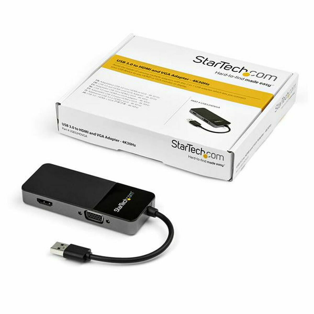 Adapter - USB 3.0 to HDMI VGA - 4K 30Hz