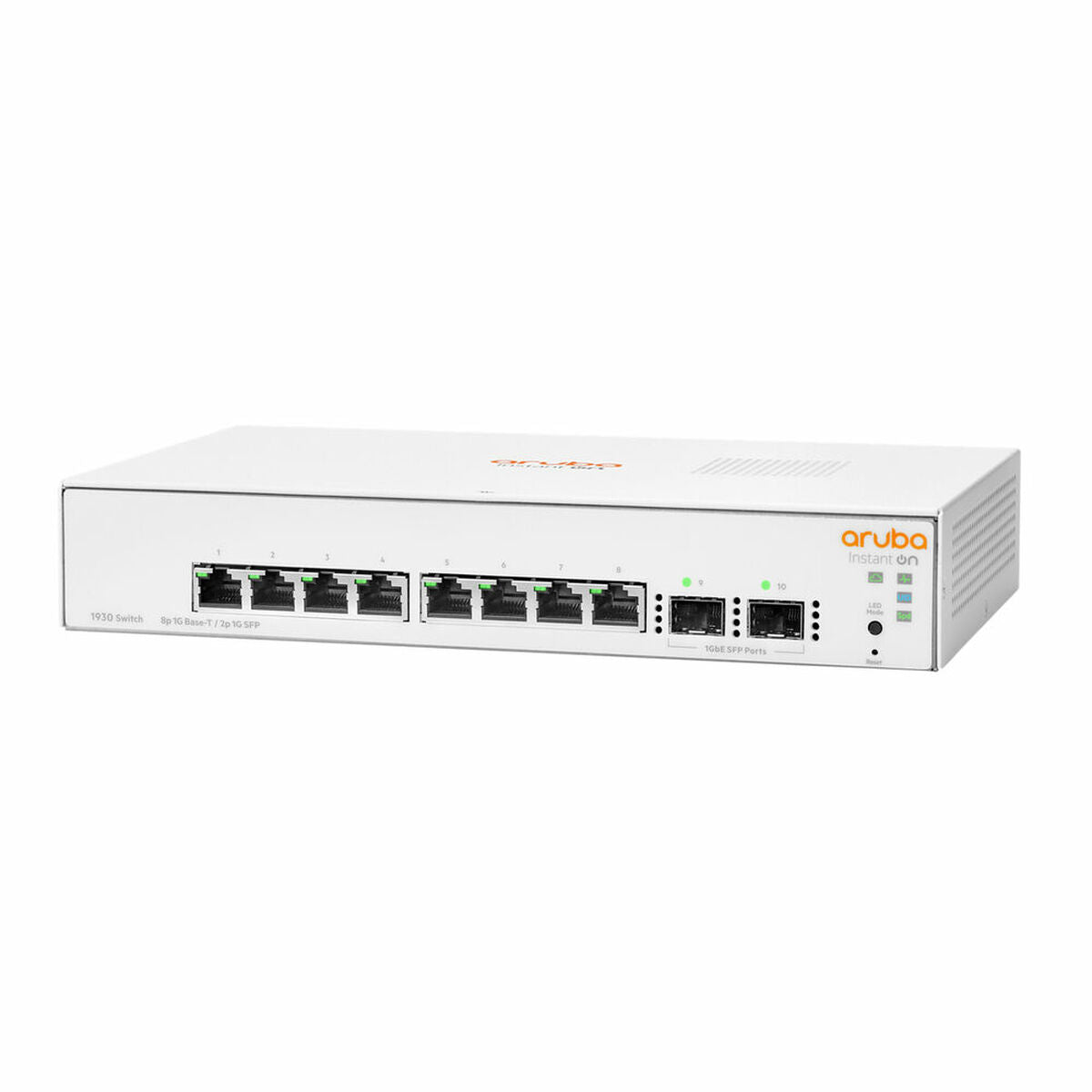 HPE Networking Instant On 1930 8G 2SFP Switch Commutateur C3 Géré 8 x 10/100/1000 + 2 x Gigabit SFP de bureau
