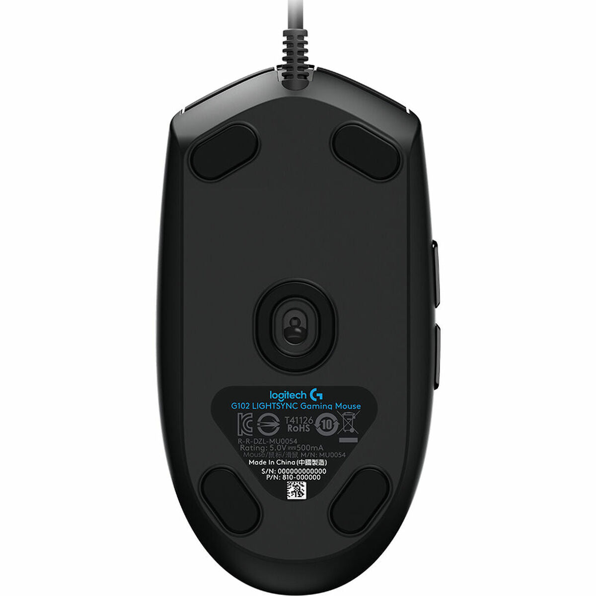 LOGITECH G102 LIGHTSYNC - BLACK - EER