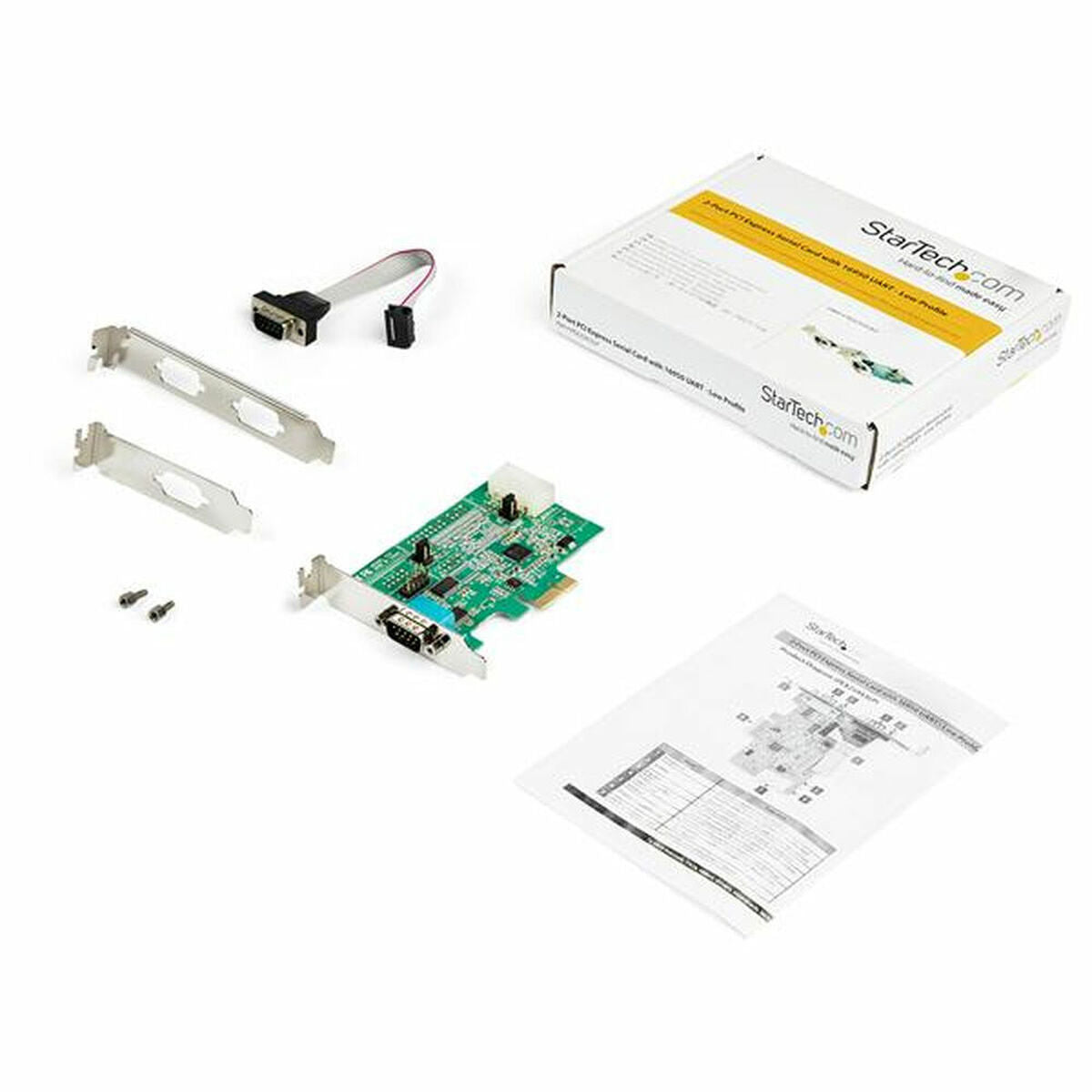 Card - 2 Port RS232 Serial Adapter PCIe