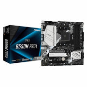 ASRock 90-MXBDK0-A0UAYZ Carte mere B550M Pro4 avec support AMD Ryzen