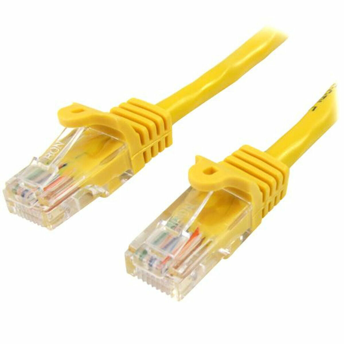 1m Yellow Snagless UTP Cat5e Patch Cable