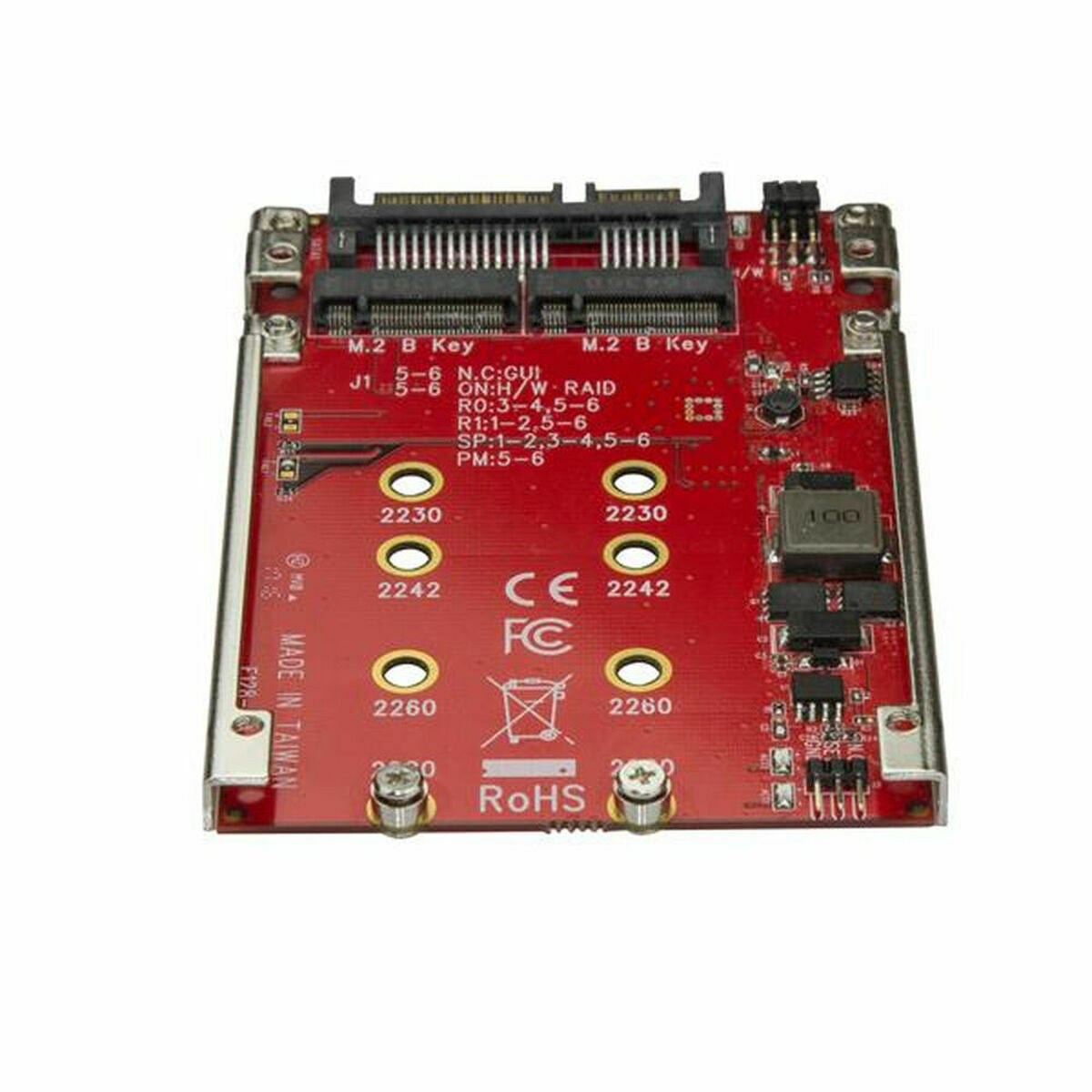 Adapter Dual M.2 to SATA 2.5" Bay RAID