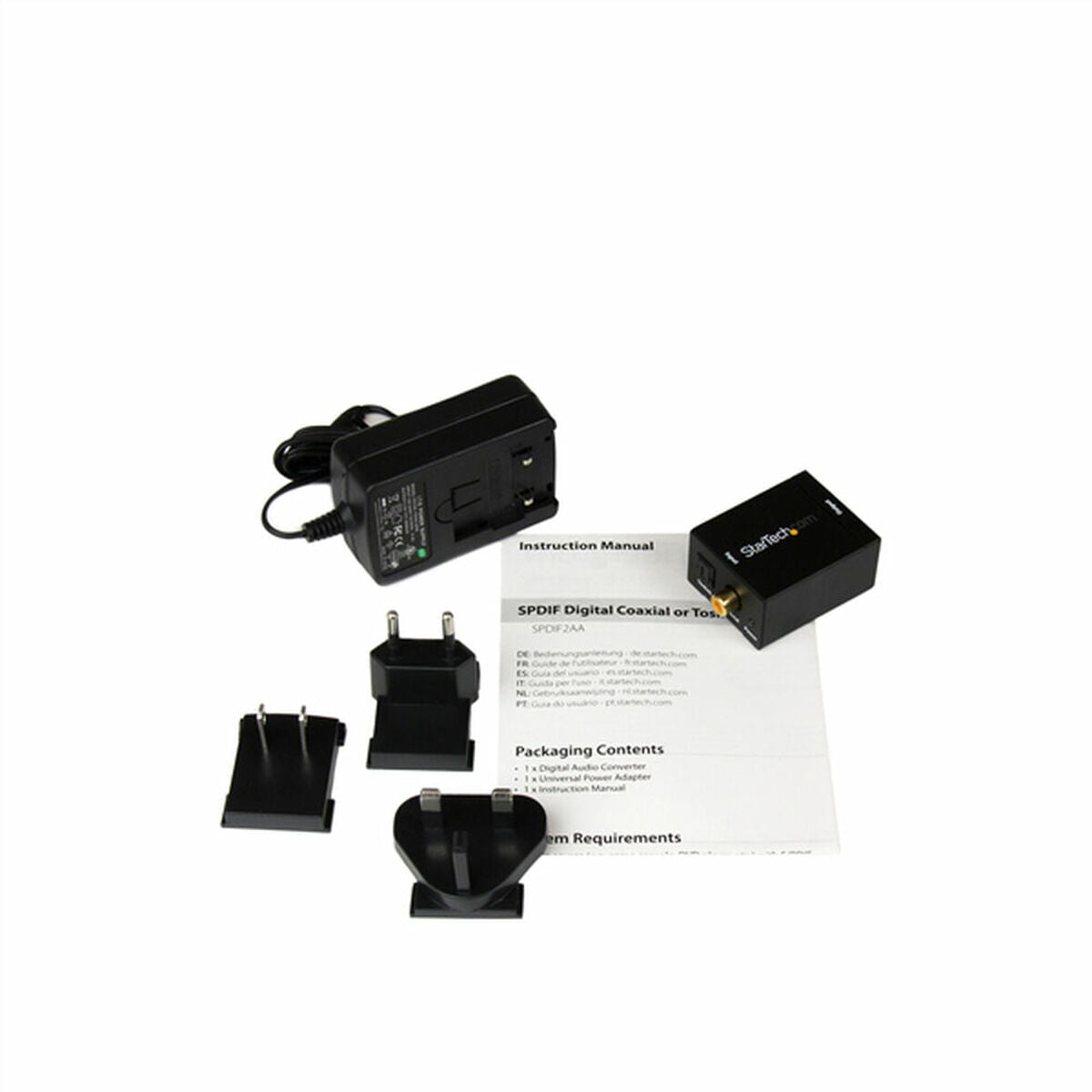 Digi Coax/Toslink to RCA Audio Converter