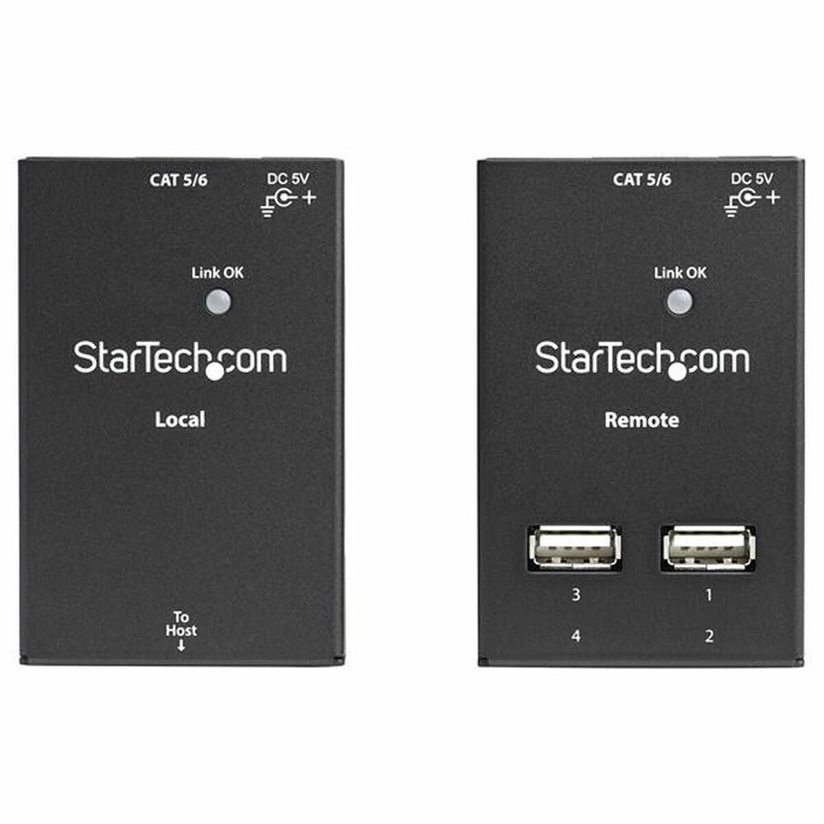 4 Port USB 2.0-Over-Cat5-or-6 Extender