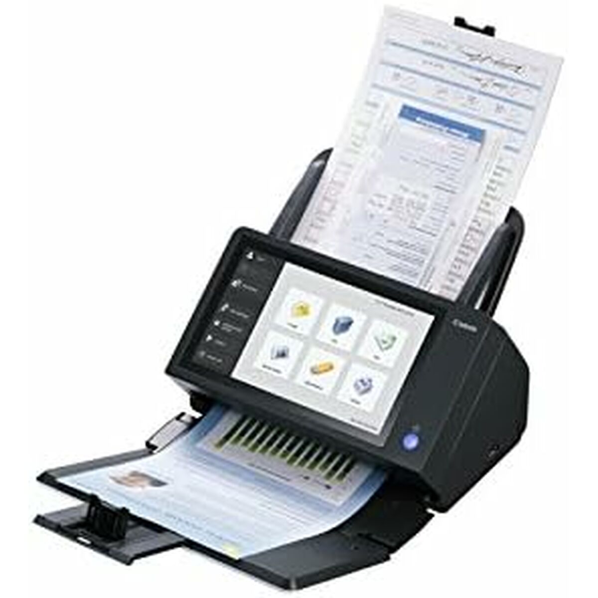 CANON ScanFront 400 Document scanner CMOS/CIS Duplex 216x3048mm 600x600dpi 45ppm ADF 60sheets 6000scans/d USB 2.0 LAN