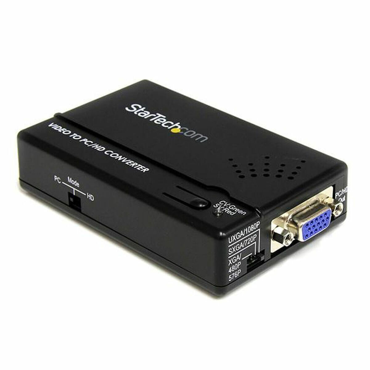 Composite S-Video to VGA Video Converter