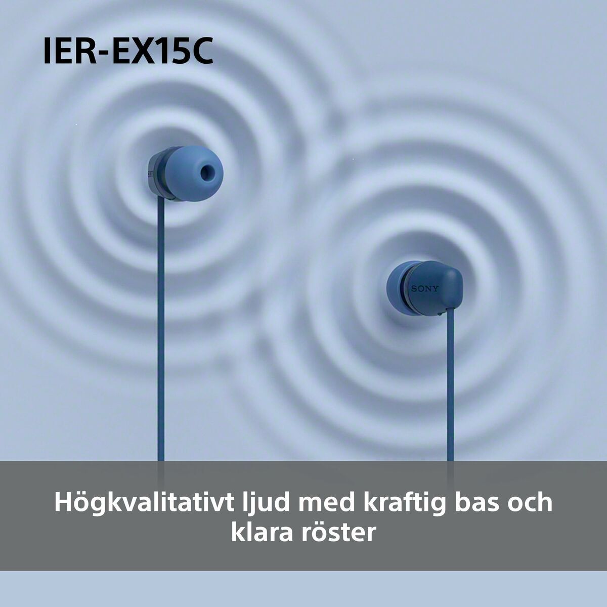 Casque Sony IEREX15CL Bleu