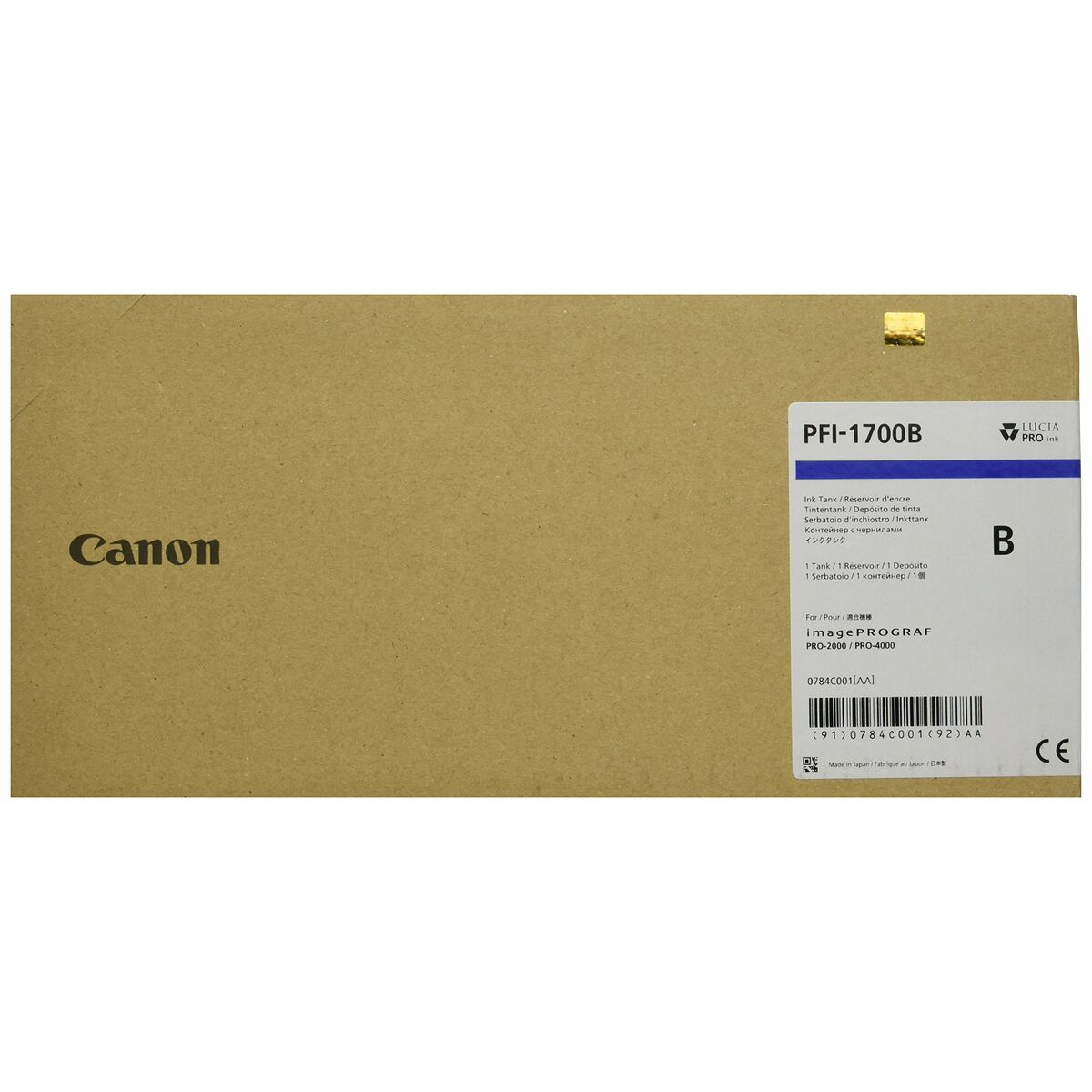 CANON Cartouche encre PFI-1700 Bleu 700 ML PRO 2000-4000