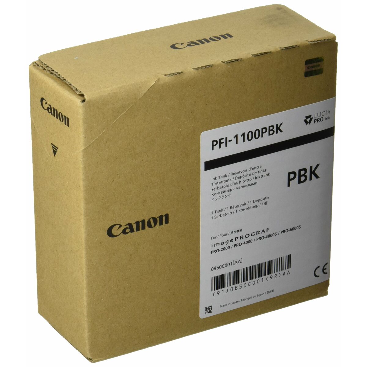 PFI-1100 PBK Black Photo 160ml