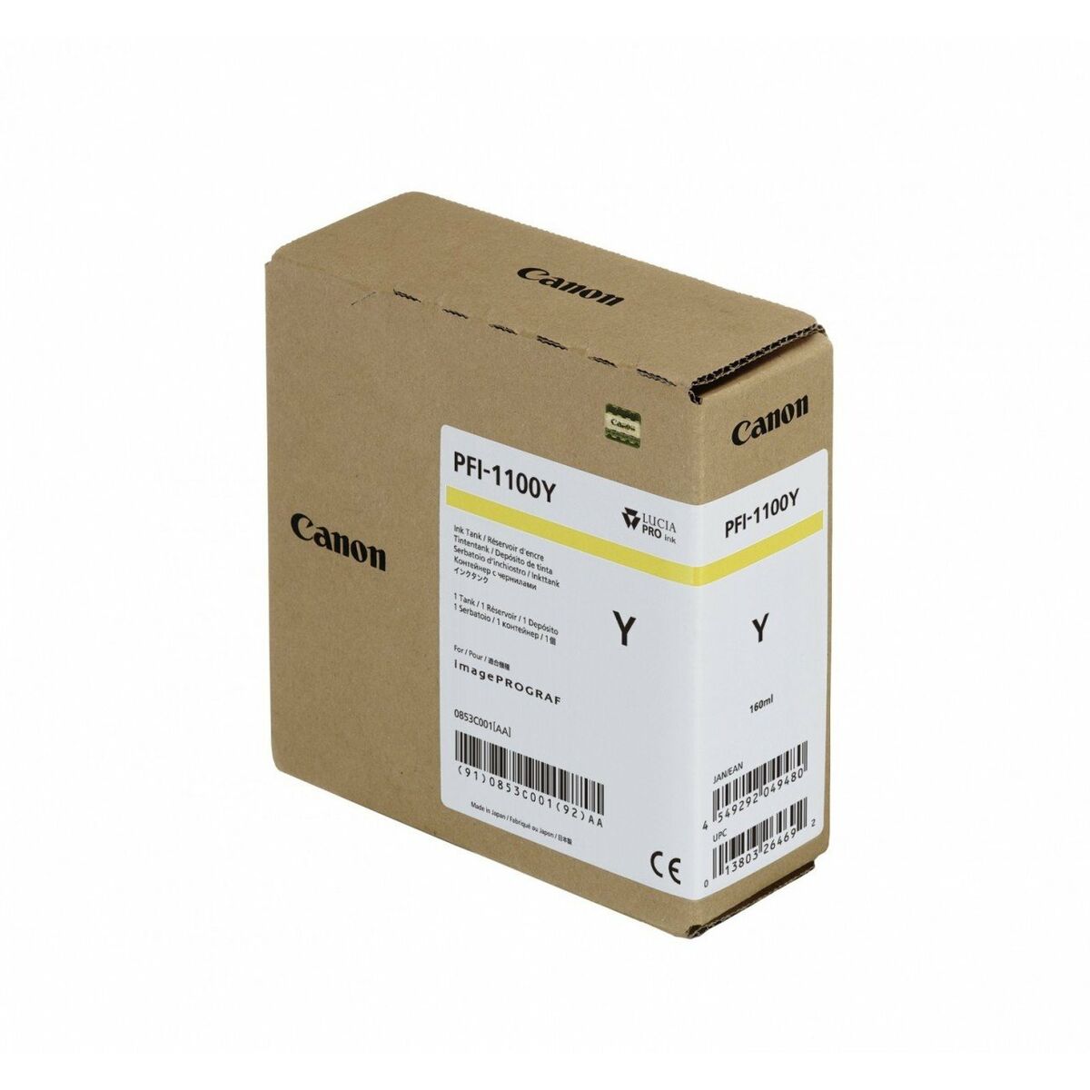 CANON Cartouche encre PFI-1100 Y Jaune 160 ML PRO 2000/4000