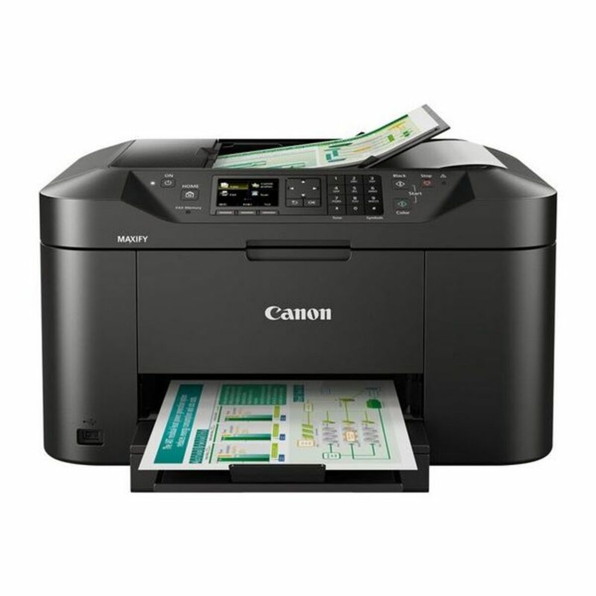 CANON MAXIFY MB2150 MFP colour ink-jet A4 210x297mm A4 18ppm copy 19 ipm print 250 sheets USB 2.0 Wi-Fi USB host