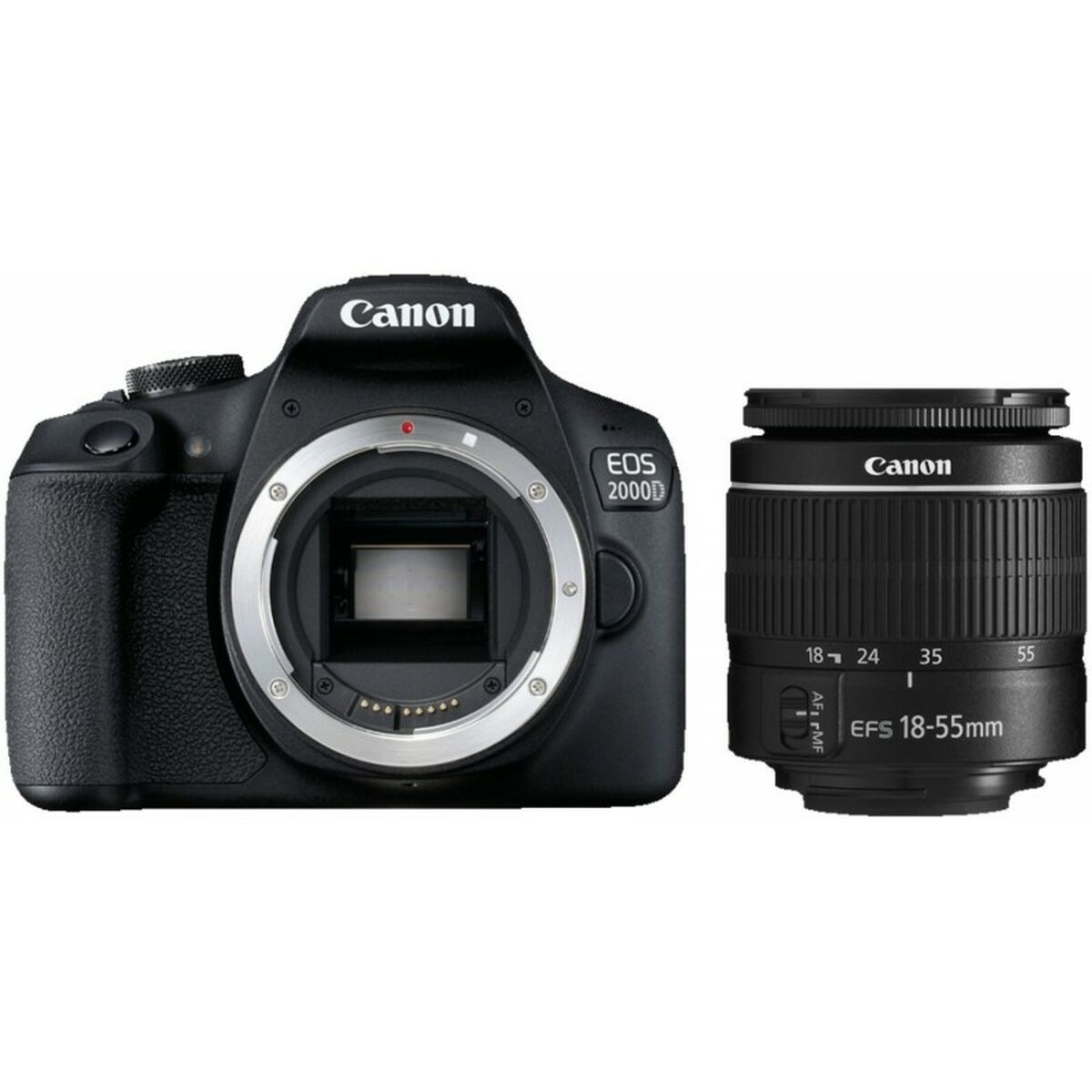 Canon EOS 2000D Appareil photo + objectif EF-S 18-55 DC III