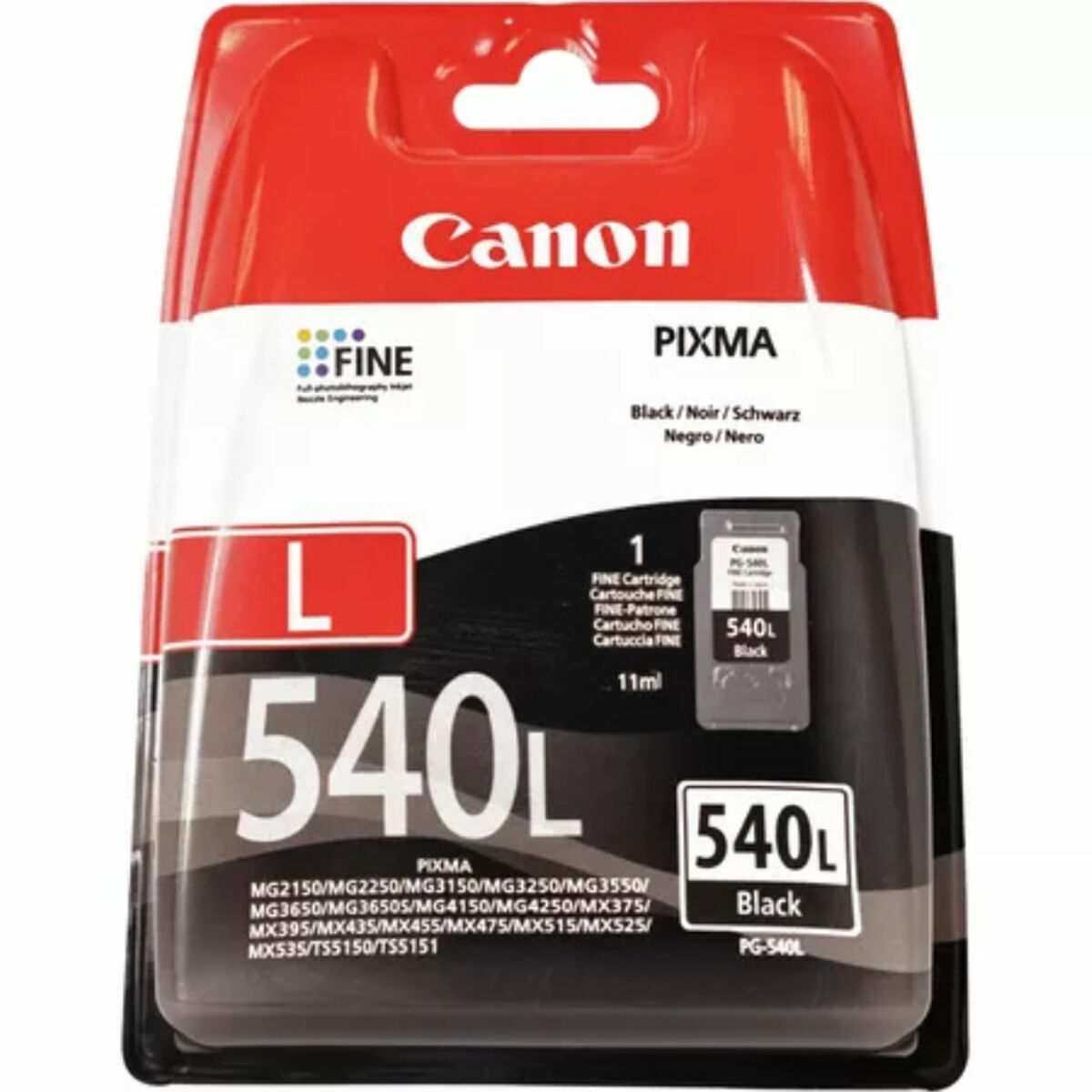 CANON 1LB PG-540L Black Ink Cartridge 300P