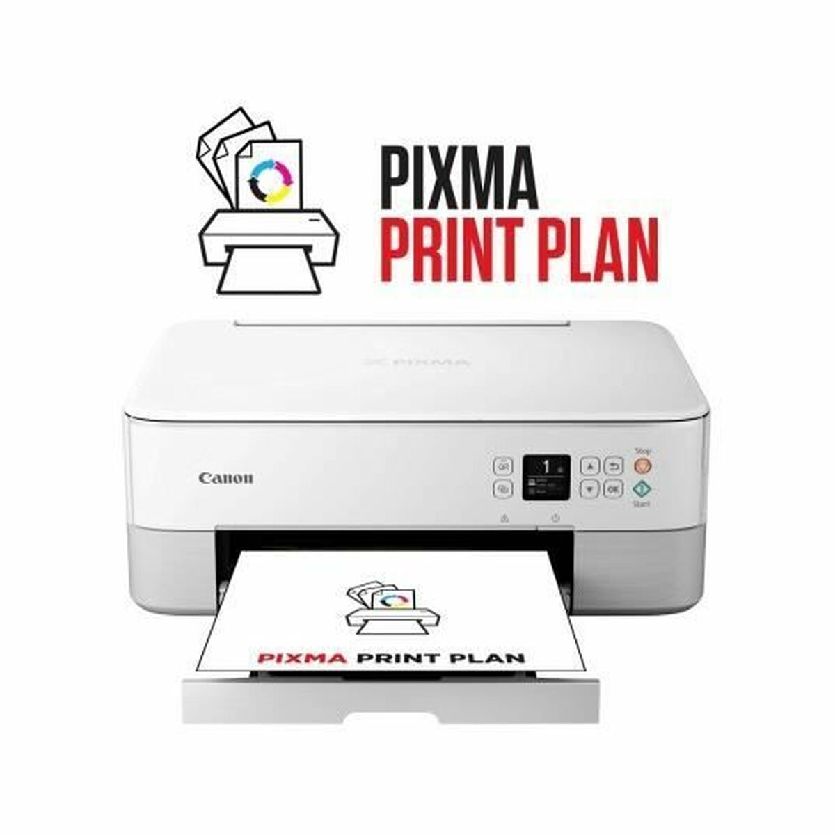 Canon Pixma TS5351i - appareil multifonction a jet d'encre - numérisation, copie, 1200x4800 DPI A4, Wi-Fi, AirPrint