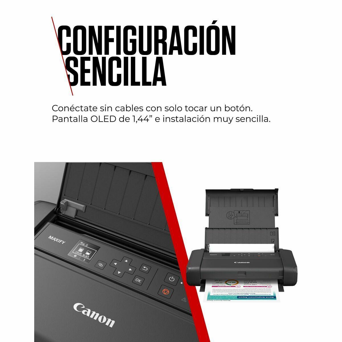 CANON MAXIFY BX110 Printer colour inkjet A4 4800x1200dpi 9ipm mono 5.5 min/page colour 50sheets USB-C Wi-Fi