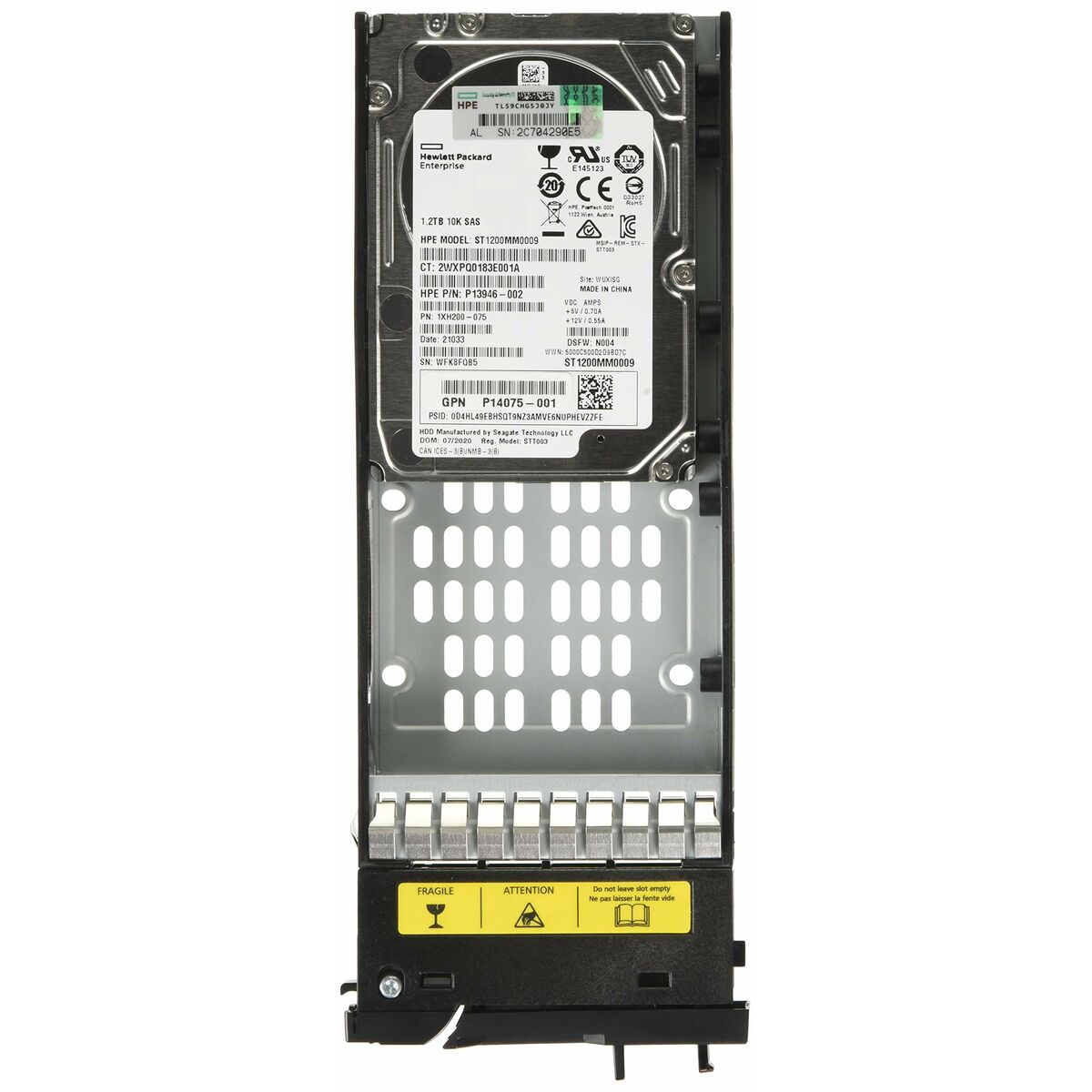 HPE MSA 1.2TB SAS 10K SFF M2 HDD