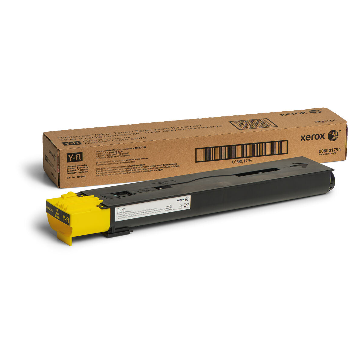 Xerox Fluorescent Yllw Toner Crtrdg Sold