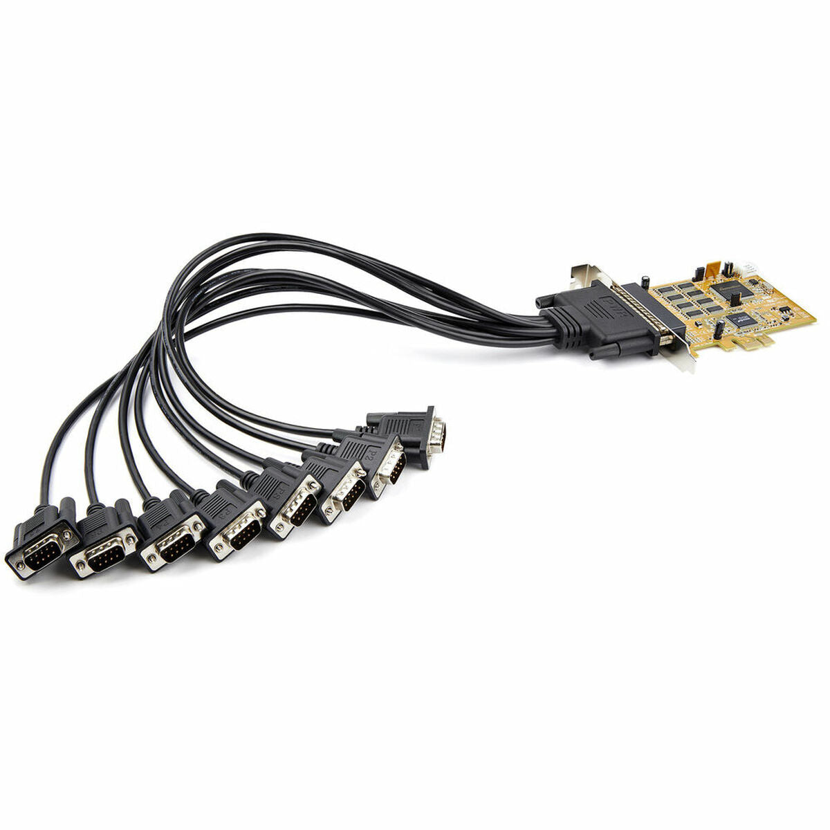 8-Port PCIe RS232 Serial Adapter Card