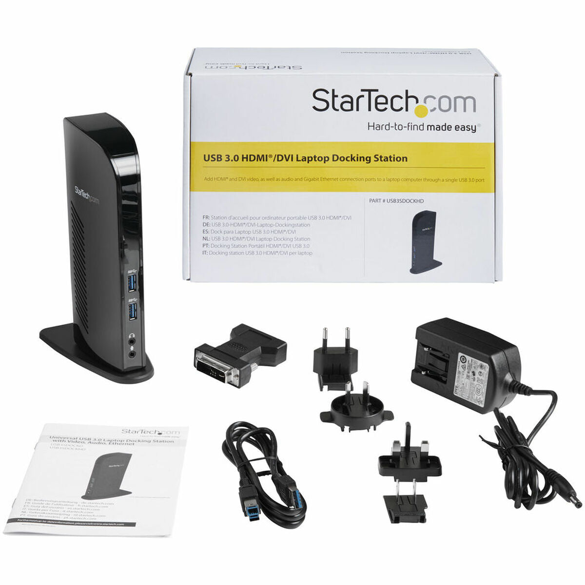 HDMI DVI USB 3.0 Laptop Docking Station