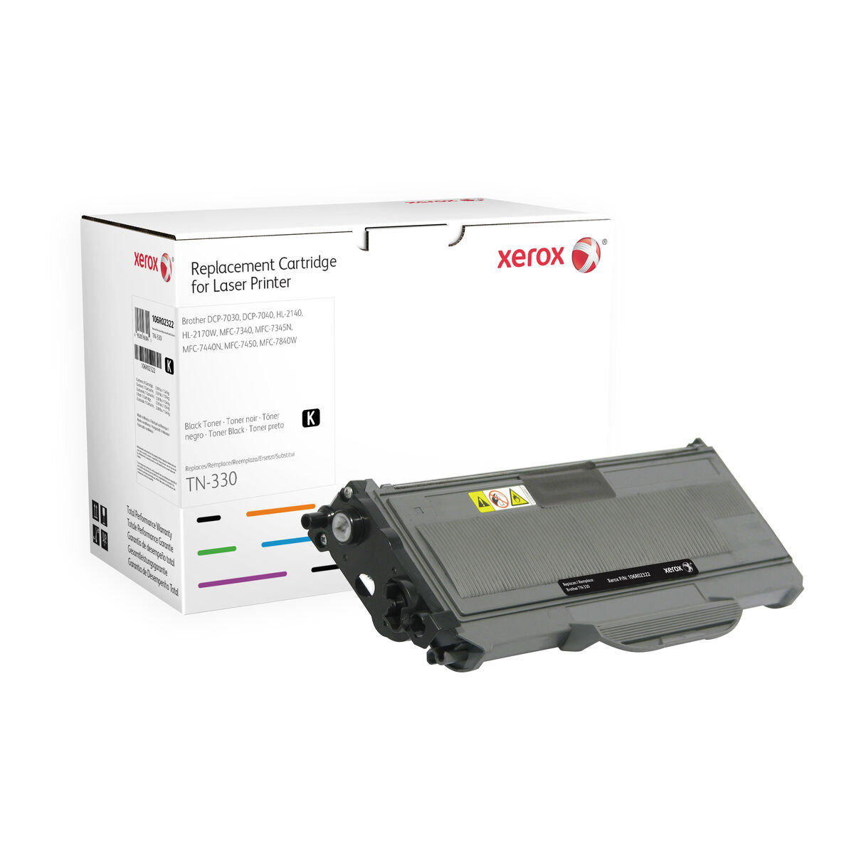 XEROX Black Toner Cartridge for use in Brother HL-2120 HL-2140 HL-2150 HL-2170