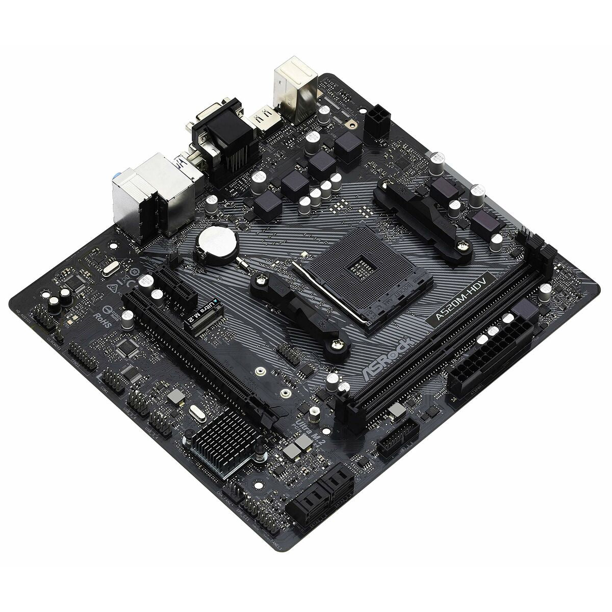 Asrock A520M-HDV Emplacement AM4 micro ATX