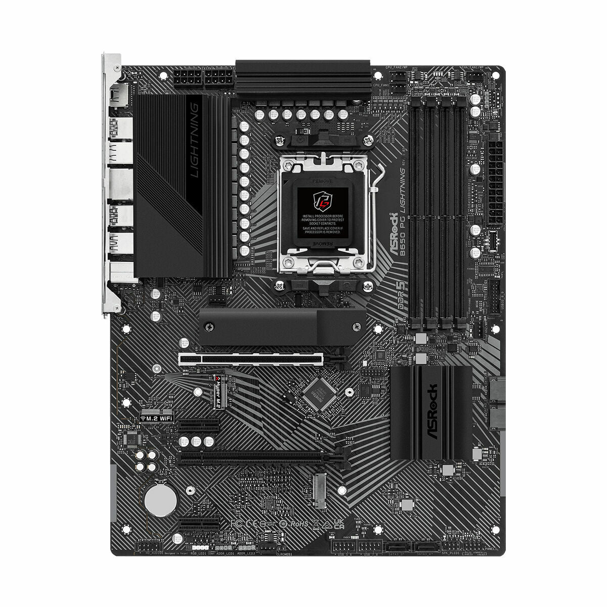 ASRock 90-MXBK20-A0UAYZ Carte mere B650 PG Lightning avec DDR5 et Wi-Fi 6E