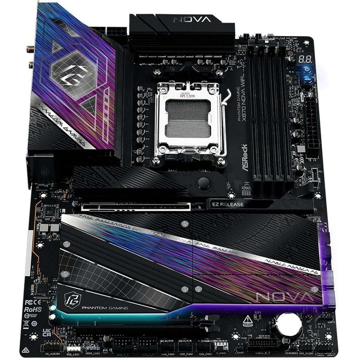 Asrock X870 NOVA WIFI AMD X870 Emplacement AM5 ATX