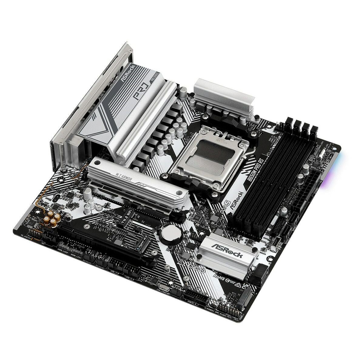 ASRock 90-MXBLP0-A0UAYZ Carte mere B650M Pro RS Micro ATX avec support DDR5