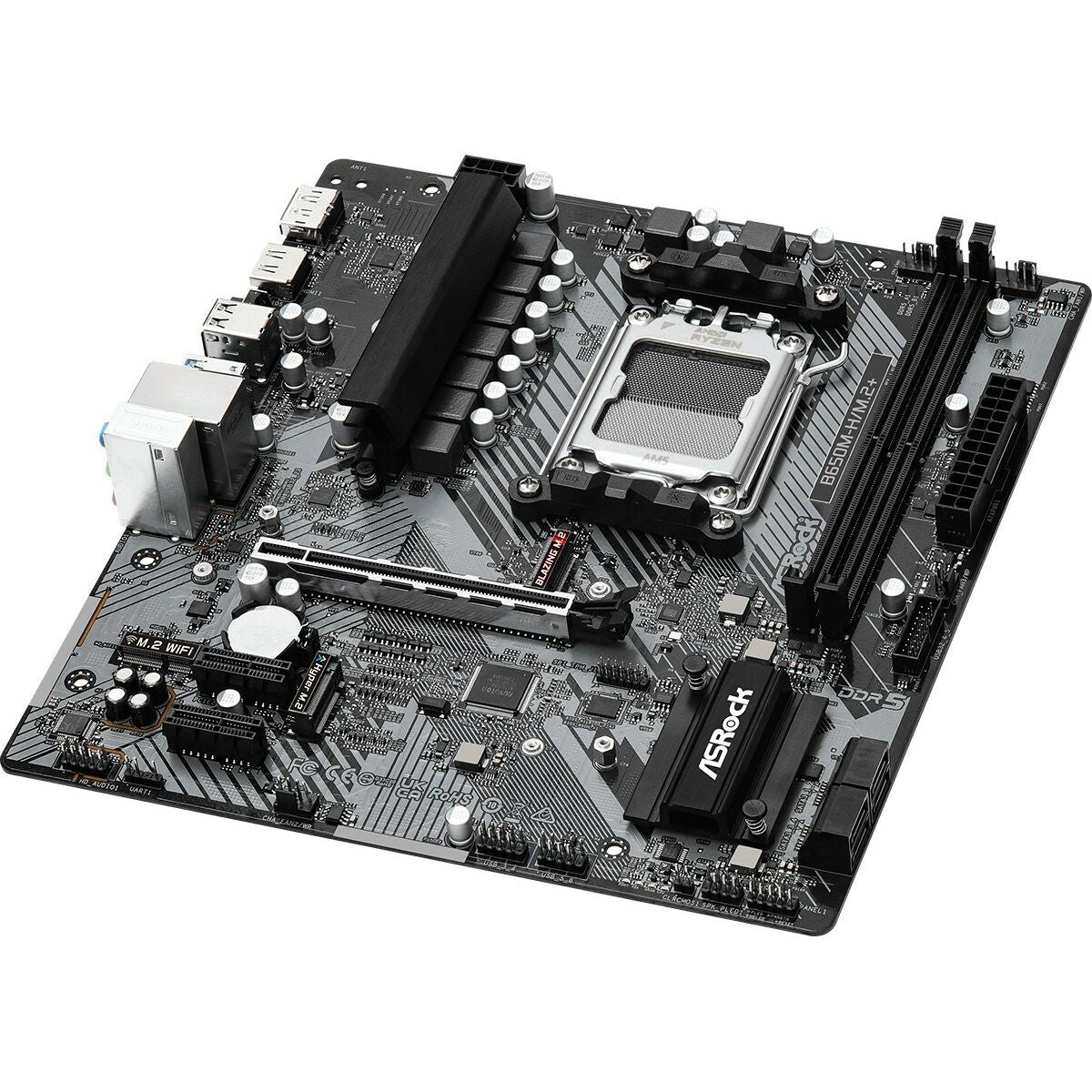 Asrock B650M-H/M.2+ AMD B650 Emplacement AM5 micro ATX