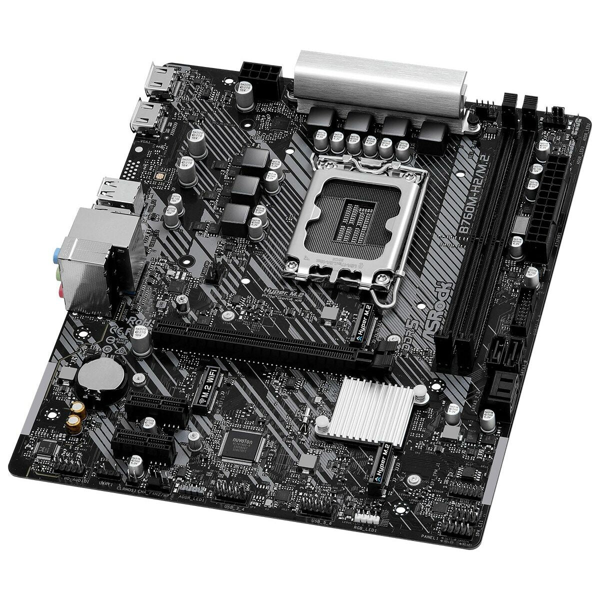 ASRock 90-MXBN00-A0UAYZ B760M-H2 Carte mere Micro ATX avec DDR5 et Ethernet 2.5 Gigabit