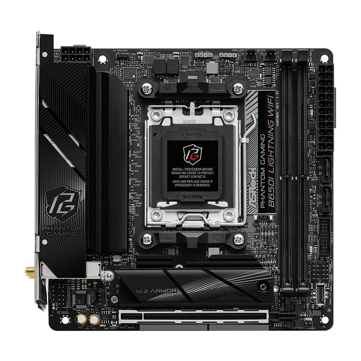 ASRock 90-MXBMP0-A0UAYZ B650I Lightning WiFi Carte mere Mini ITX