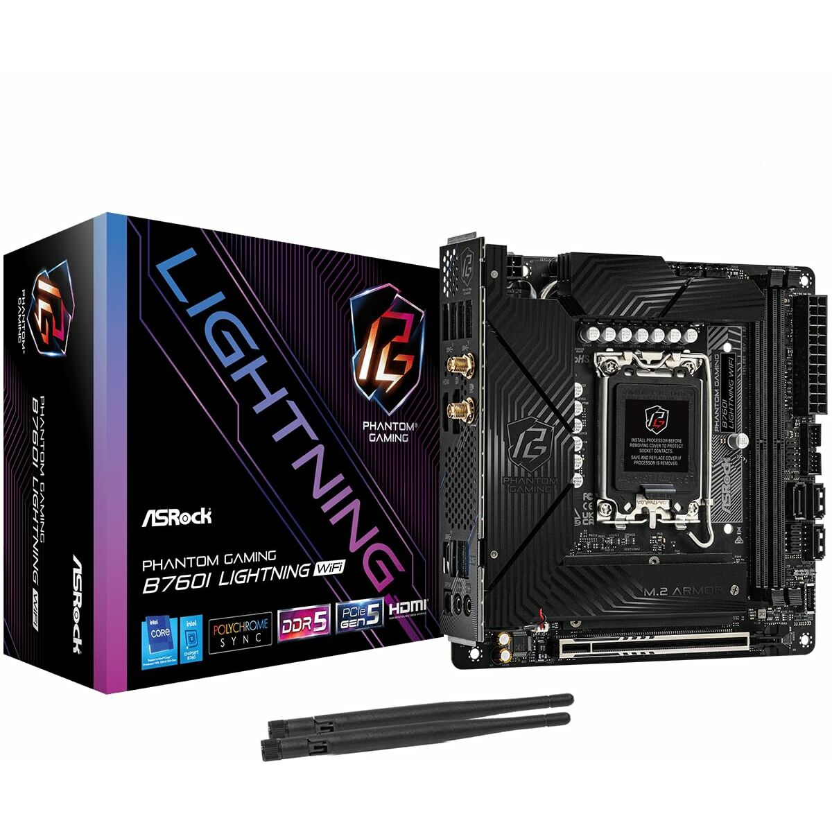 Asrock B760I Lightning WiFi Intel B760 LGA 1700 mini ITX