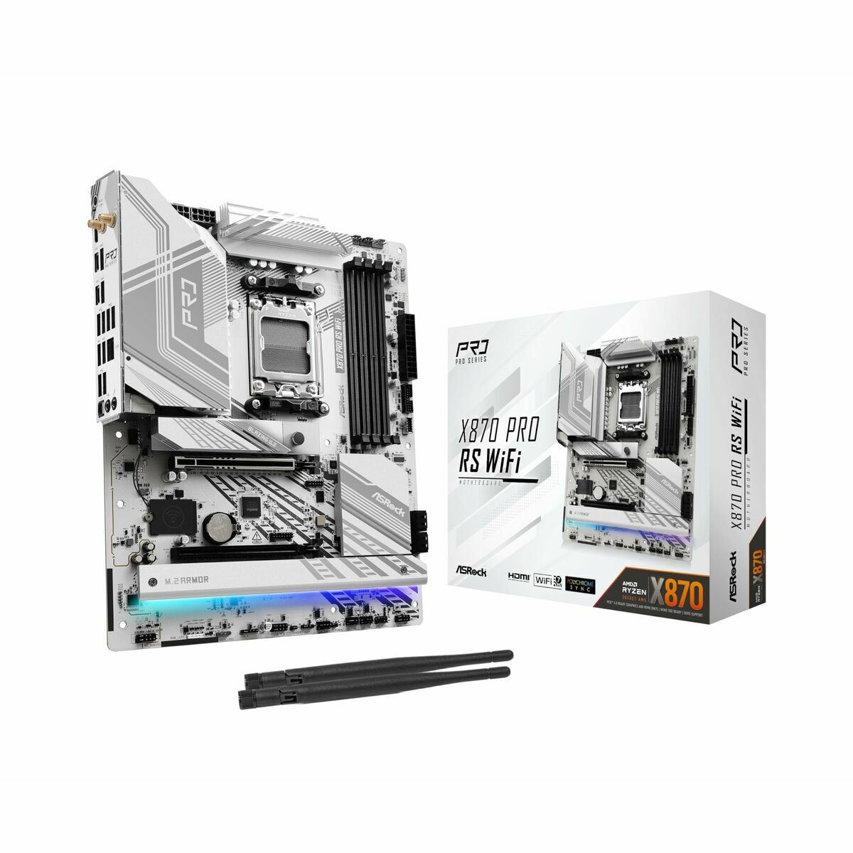 Asrock X870 Pro RS WiFi AMD X870 Emplacement AM5 ATX