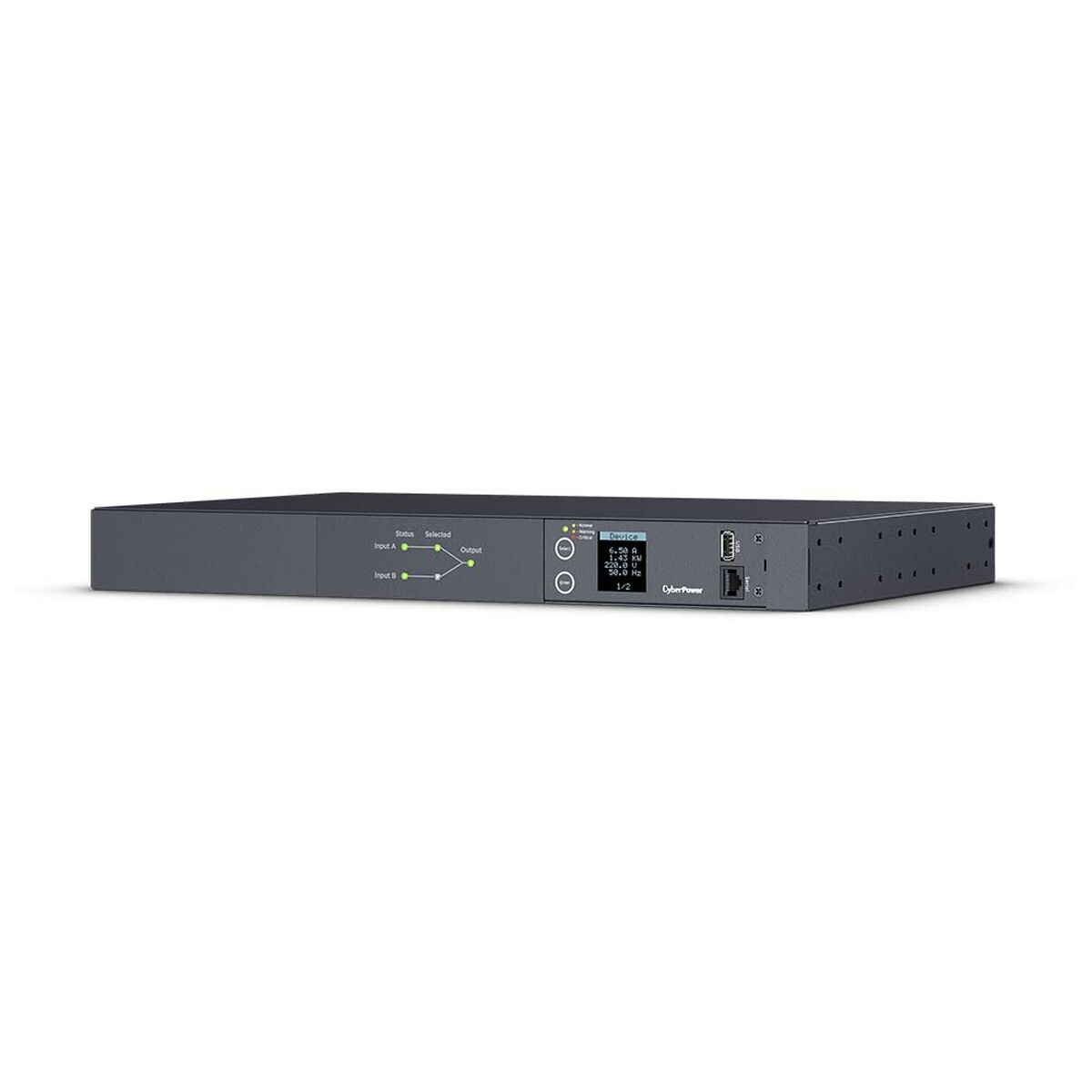 CyberPower PDU24005 unité de distribution d'énergie 10 sortie(s) CA 1U Noir