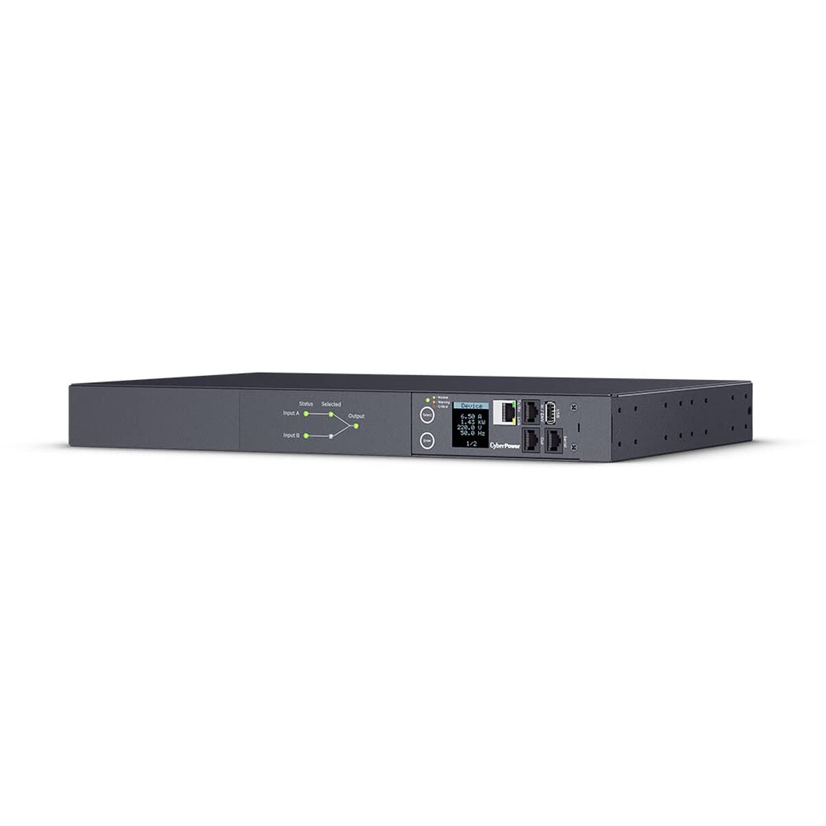 CyberPower PDU44004 unité de distribution d'énergie 12 sortie(s) CA 1U Noir