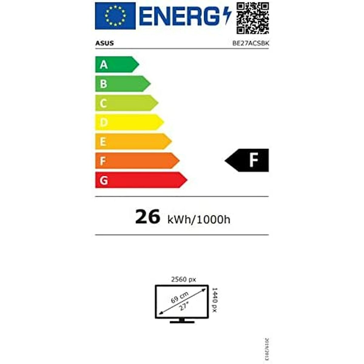 AS BE27ACSBK BK/5MS/EU//DP+HDMI+TYPEC+