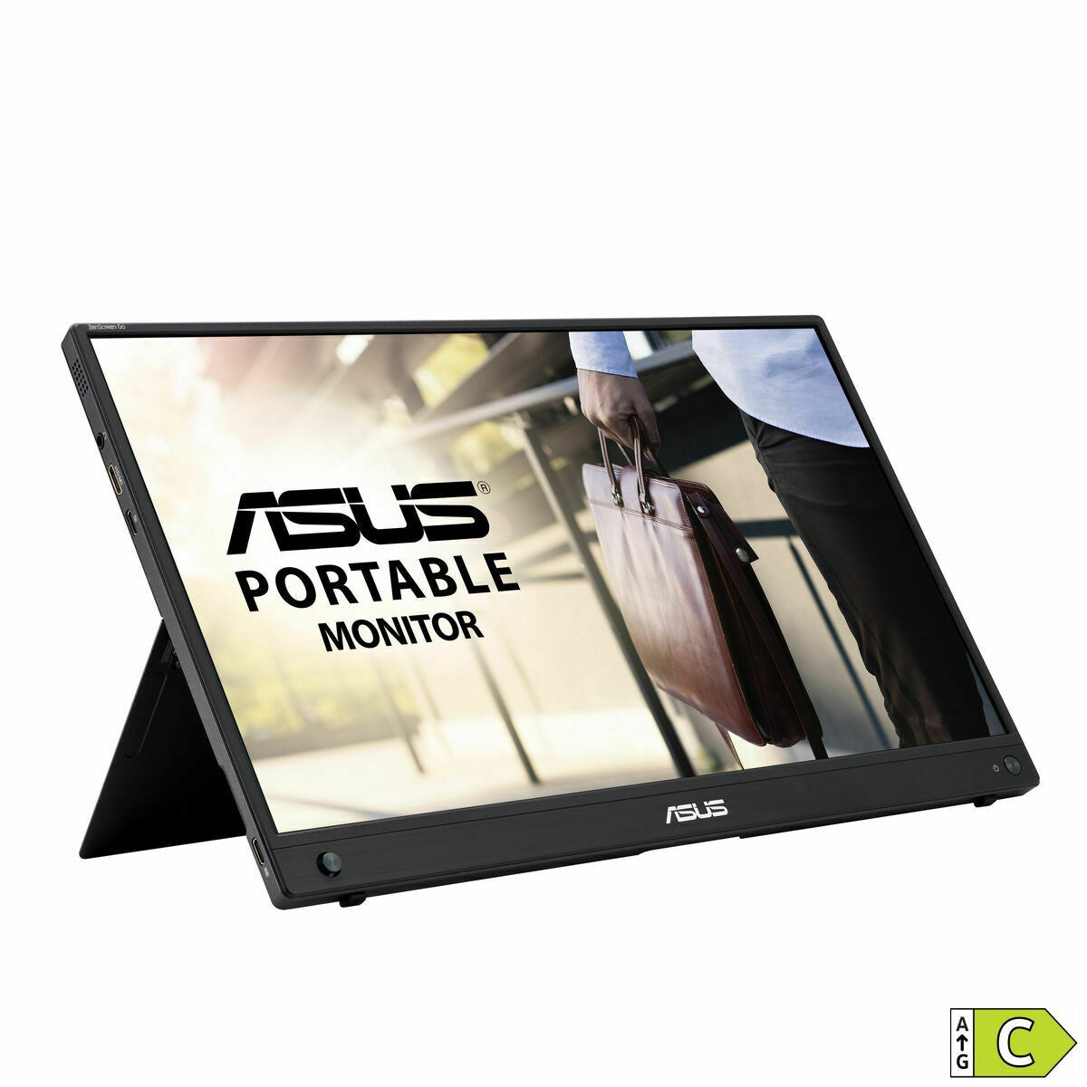 ASUS MB16AWP 15.6p WLED IPS FHD AG 16:9 60Hz 250cd/m2 5ms Mini HDMI USB Type-C 2x1.5W speaker Black+Gun Metal