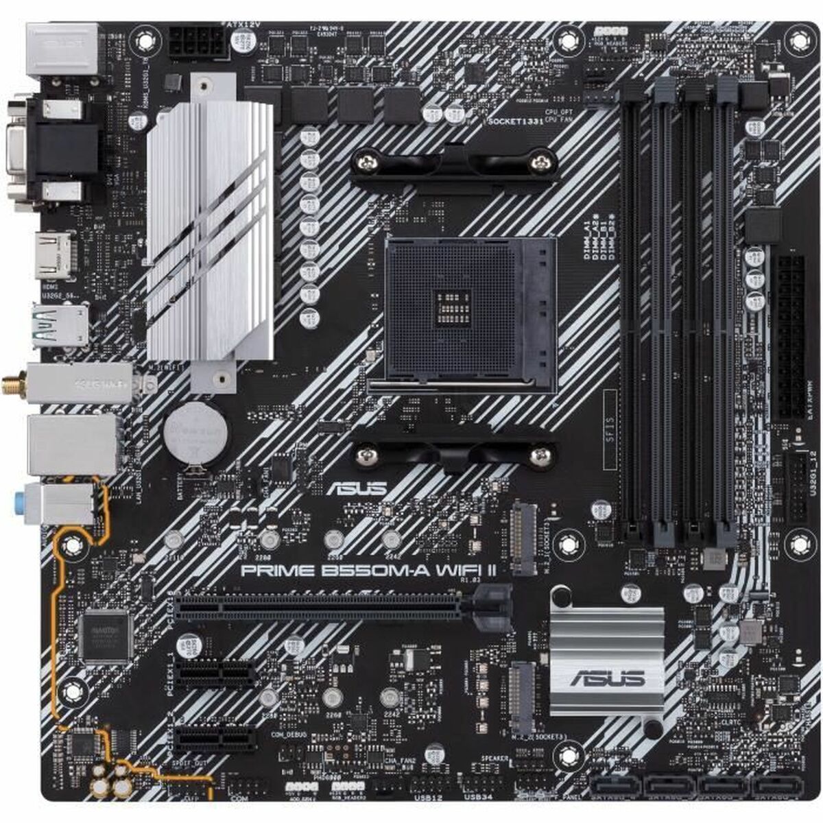 ASUS PRIME B550M-A WIFI II AM4 mATX MB 4xDDR4 2xM.2 4XSATA