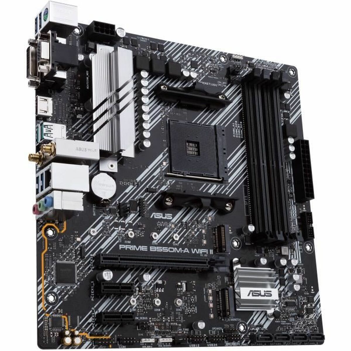 ASUS PRIME B550M-A WIFI II AM4 mATX MB 4xDDR4 2xM.2 4XSATA
