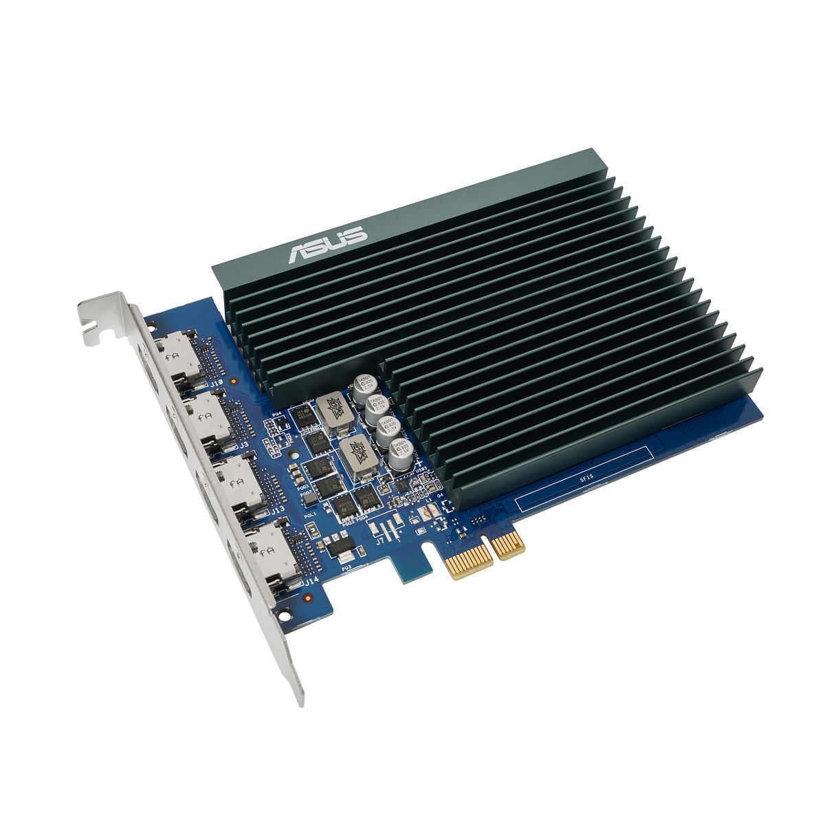 ASUS GT730-4H-SL-2GD5 2Go GDDR5 Memory PCIe 2.0 4xHDMI Ports Single-slot Design Passive Cooling