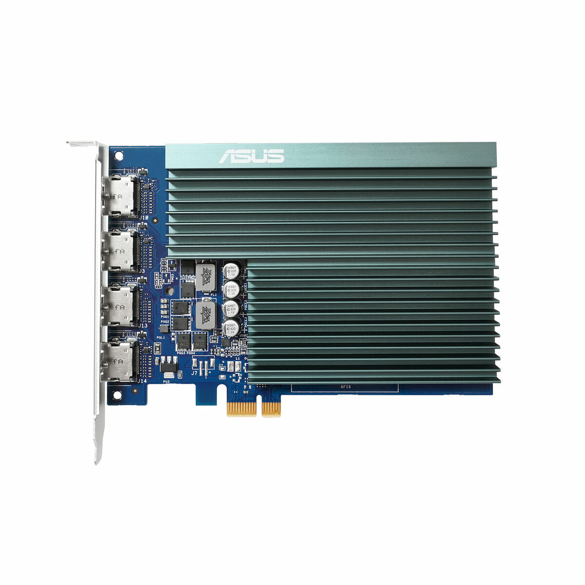 ASUS GT730-4H-SL-2GD5 2Go GDDR5 Memory PCIe 2.0 4xHDMI Ports Single-slot Design Passive Cooling