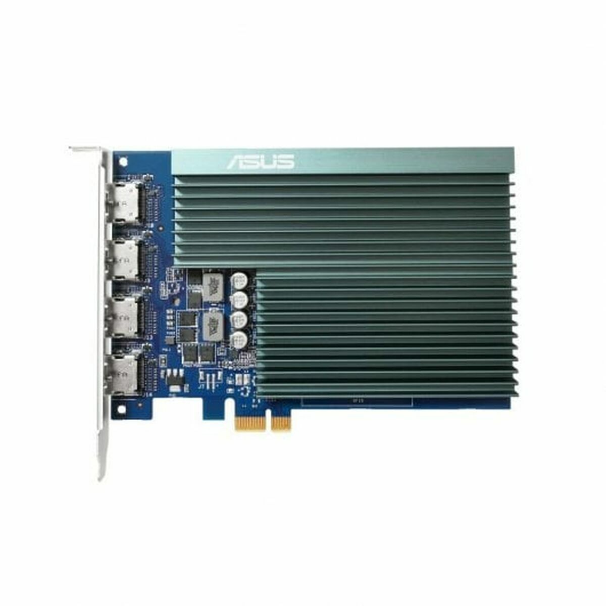 ASUS GT730-4H-SL-2GD5 2Go GDDR5 Memory PCIe 2.0 4xHDMI Ports Single-slot Design Passive Cooling